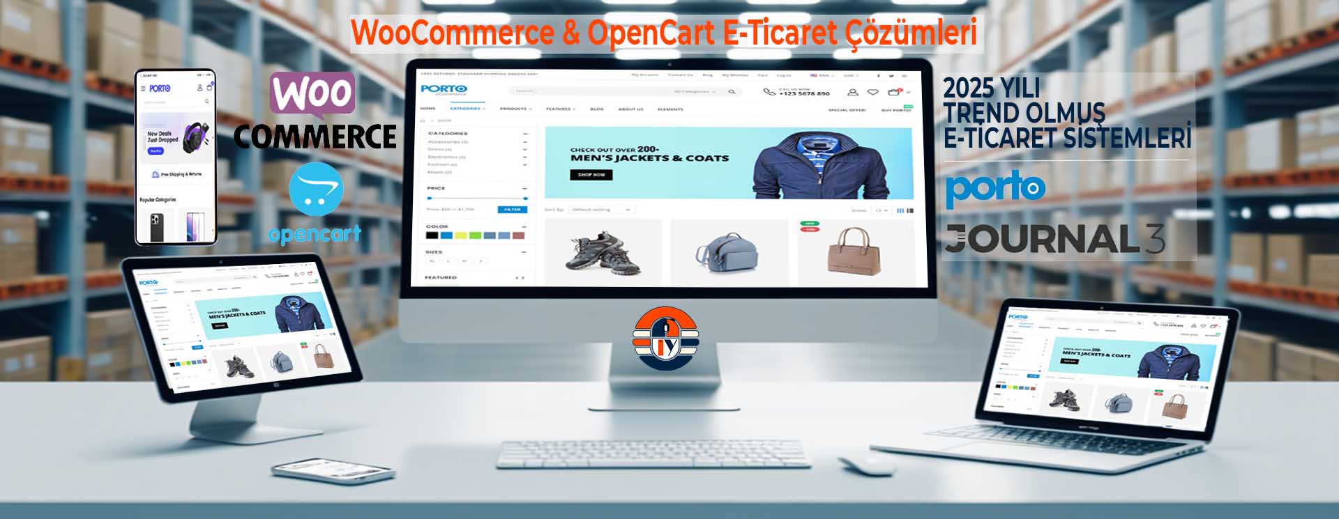 WooCommerce ve OpenCart ile profesyonel, lisanslı ve özgün e-ticaret sitesi çözümleri.