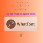 WhatFont Chrome eklentisi ile web sitesinde font isimlerini keşfetme